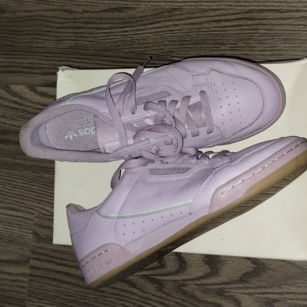 Adidas Continental 80 Women Shoes G27719 Soft Vision Lifestyle Lavender sz 11